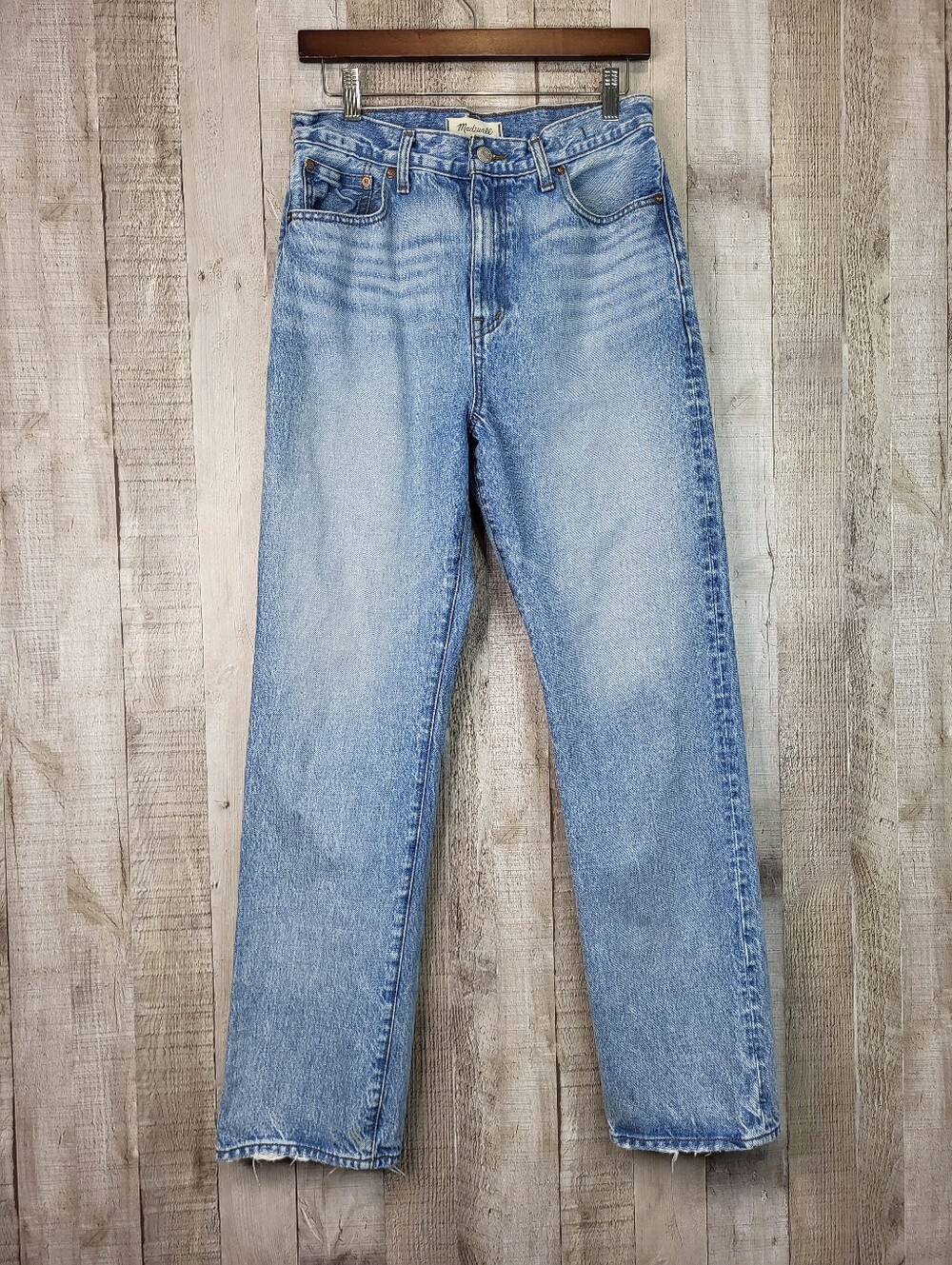 Madewell 90s Straight Light Blue Jeans. Size 28